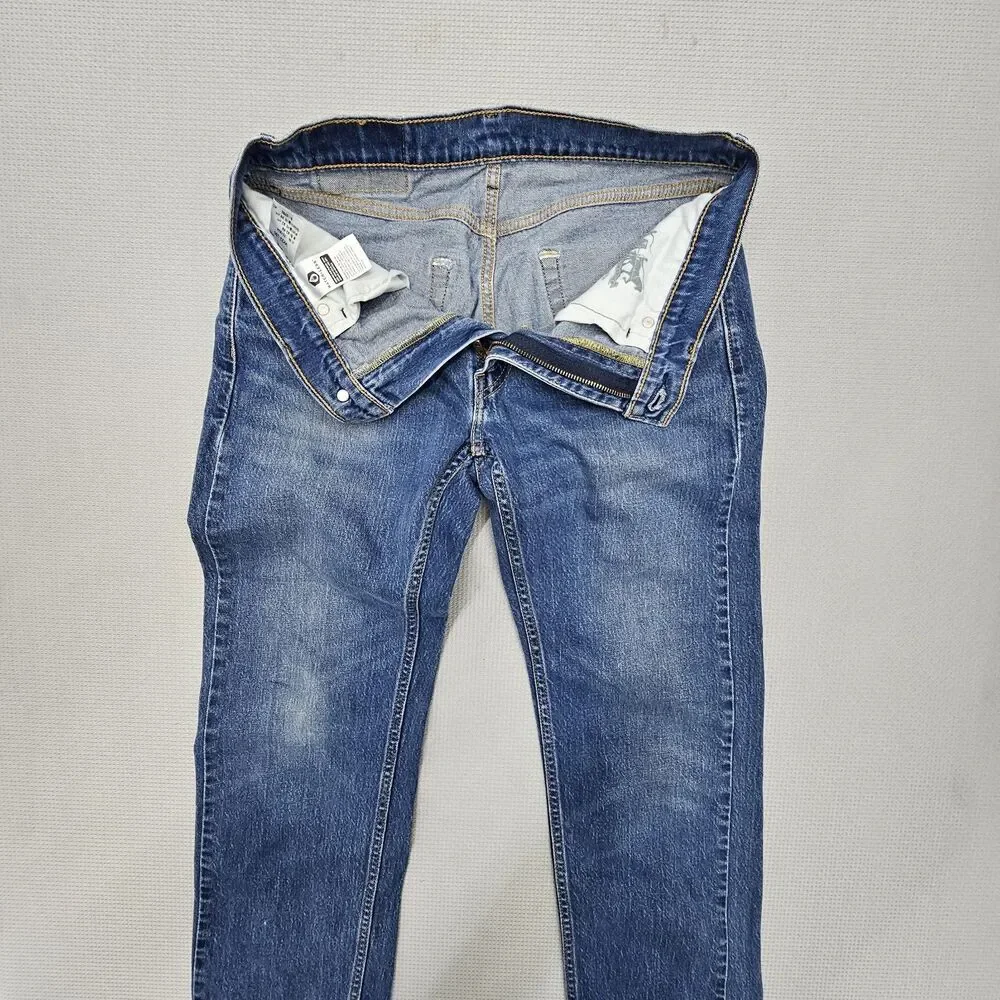 Levi Strauss 505 Red Tag Jeans Men's 32x30 Medium Blue Classic Fit Denim Pants